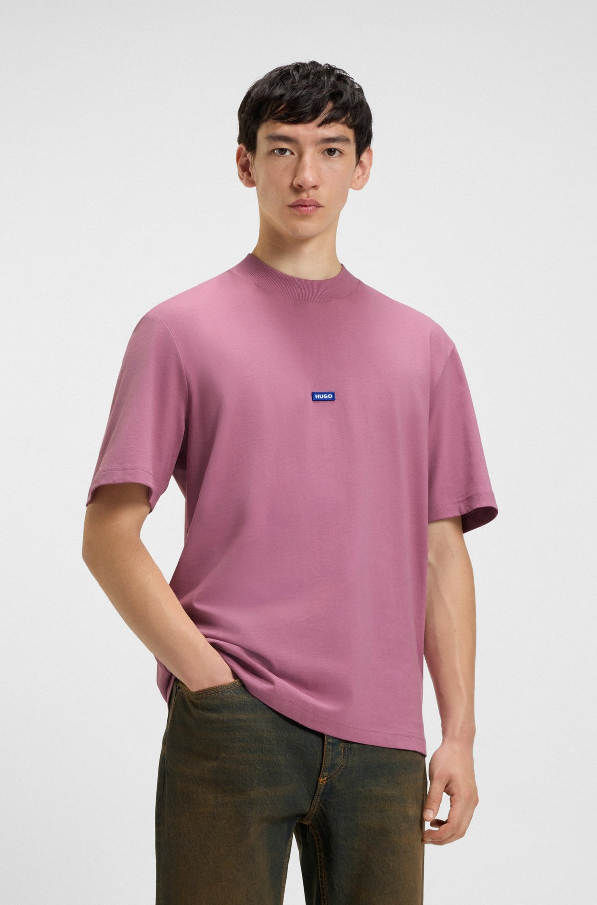 LOGO-PATCH T-SHIRT IN COTTON JERSEY - 2