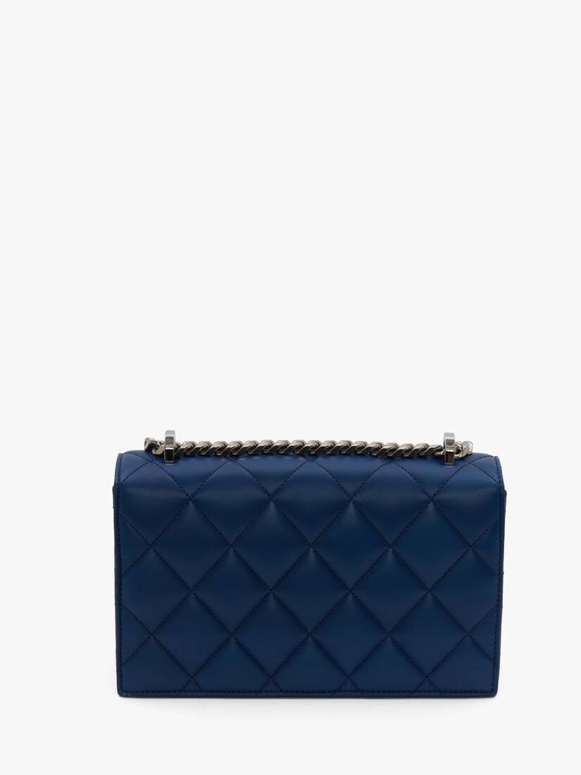 Jewelled Satchel in Ink Blue - 3