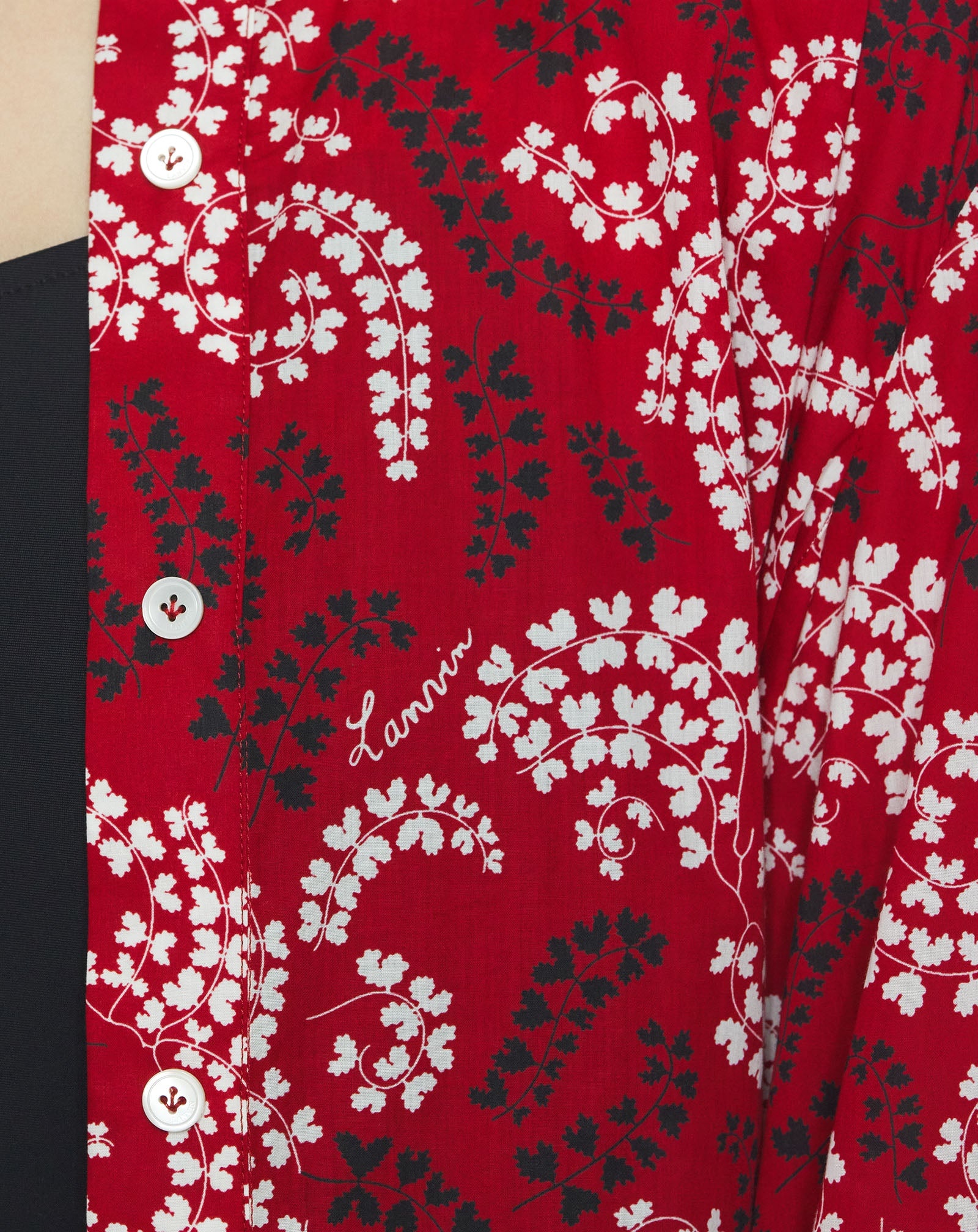 PRINTED SHIRT IN COTTON VOILE - 7