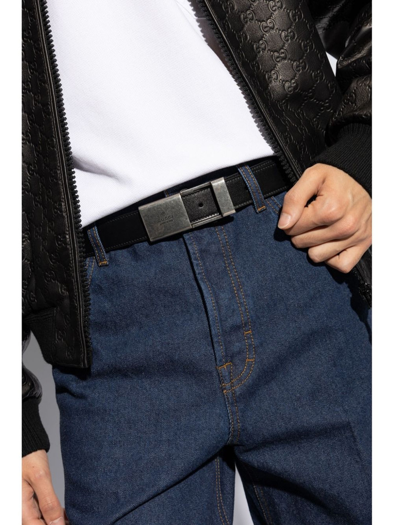 GUCCI logo-buckle belt outlook