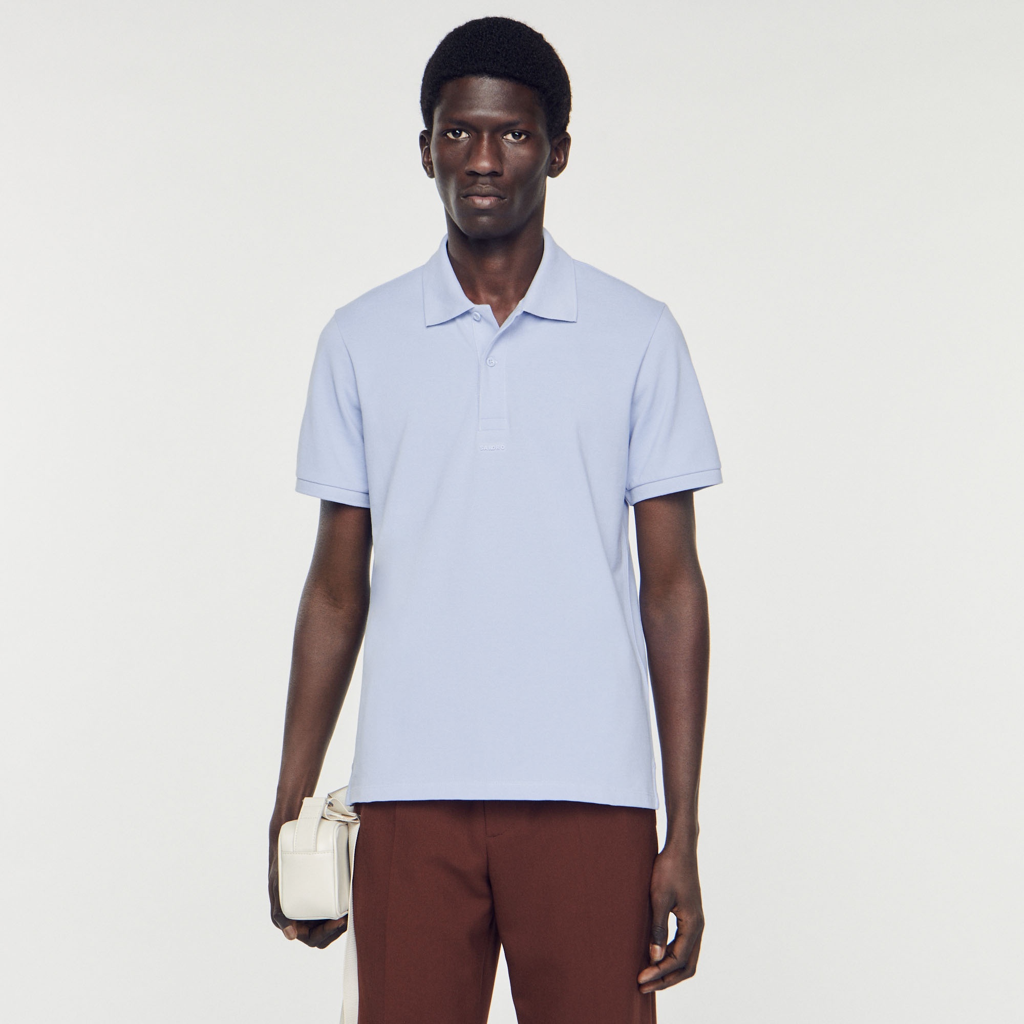 Rubber logo polo shirt - 5