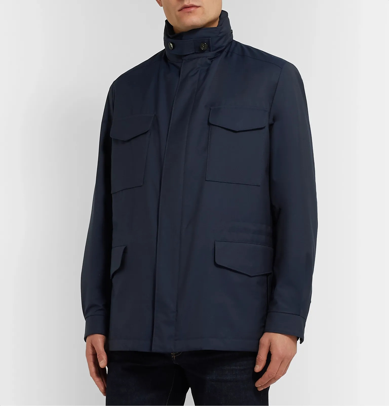 Rain System Virgin Wool-Blend Field Jacket with Detachable Quilted Shell Liner - 4