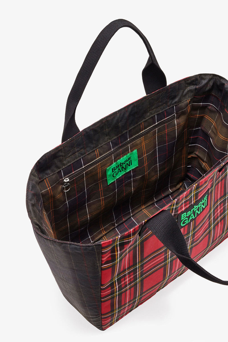 RED TARTAN TOTE 3