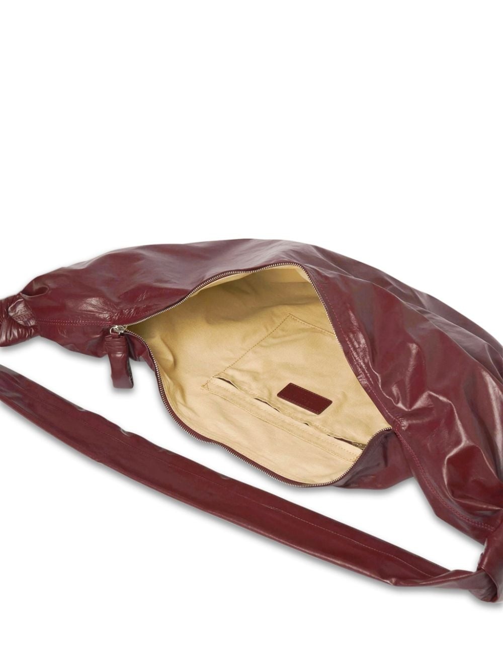Croissant leather shoulder bag - 3