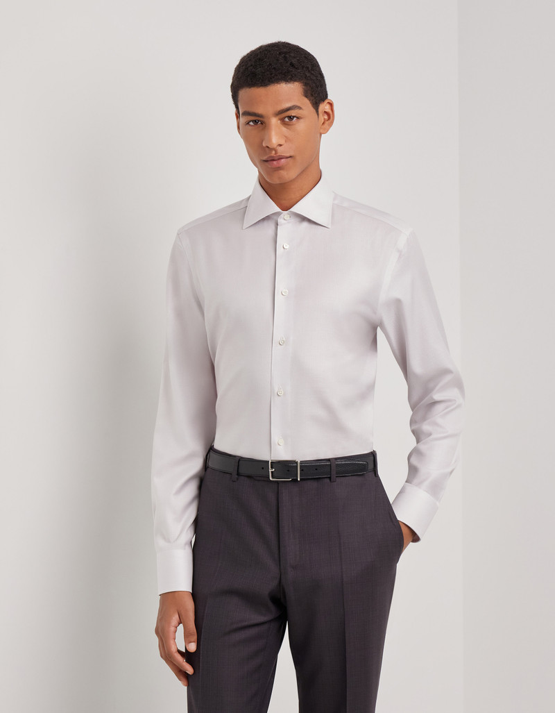 Canali PINK FORMAL REGULAR FIT IMPECCABILE COTTON SHIRT outlook