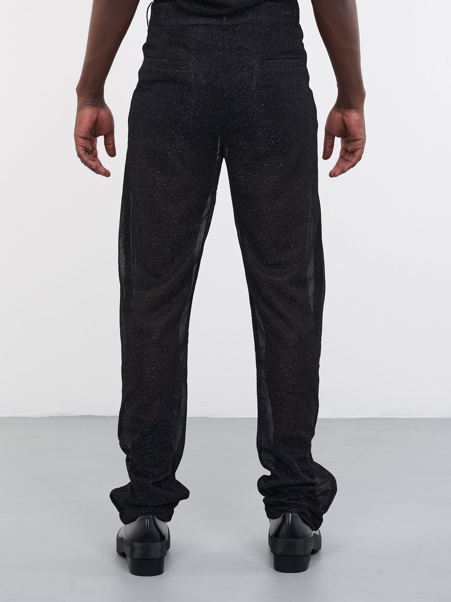 Sparkly Silk Velour Trousers - 3
