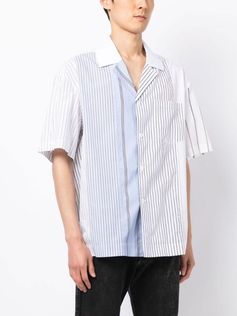 short-sleeve striped shirt - 3