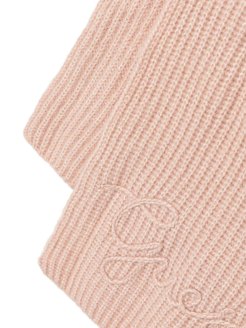 GUESS USA embroidered ribbed scarf outlook