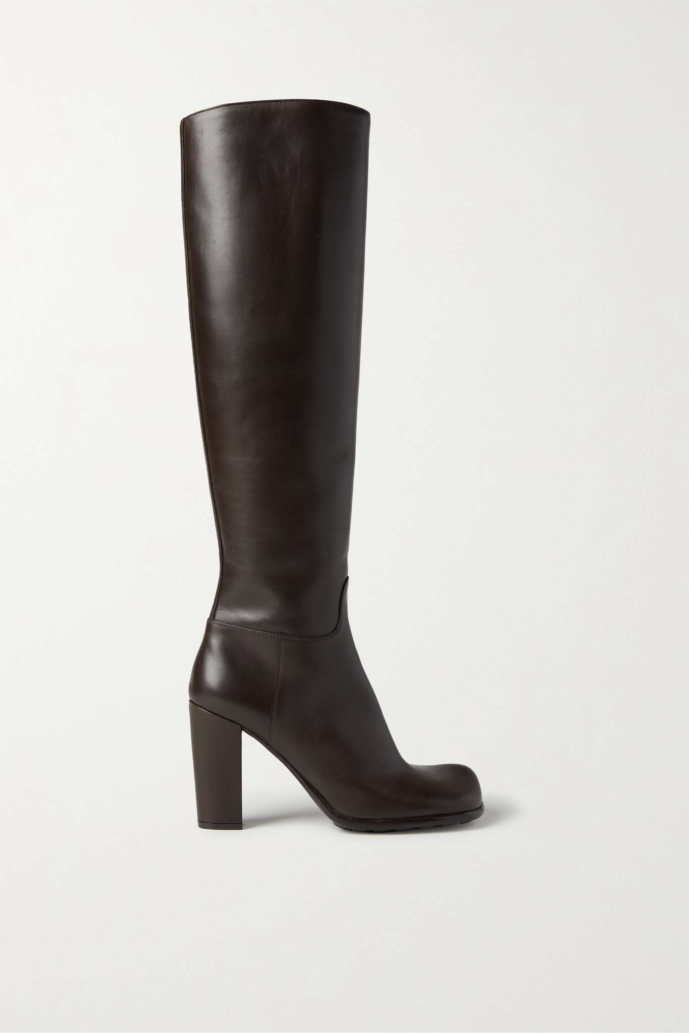 Leather knee boots - 1