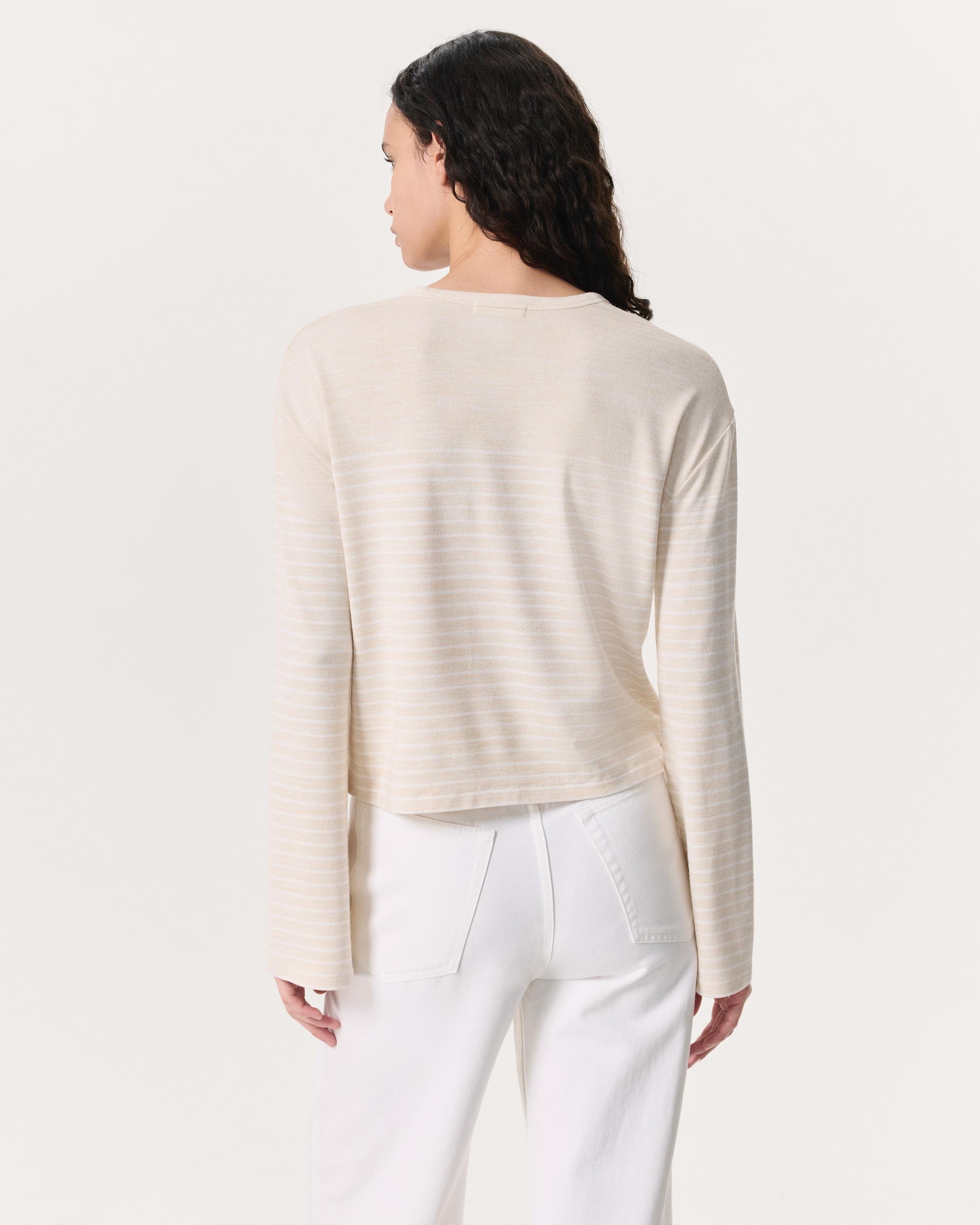 The Knit Striped Long-Sleeve T-Shirt - 5