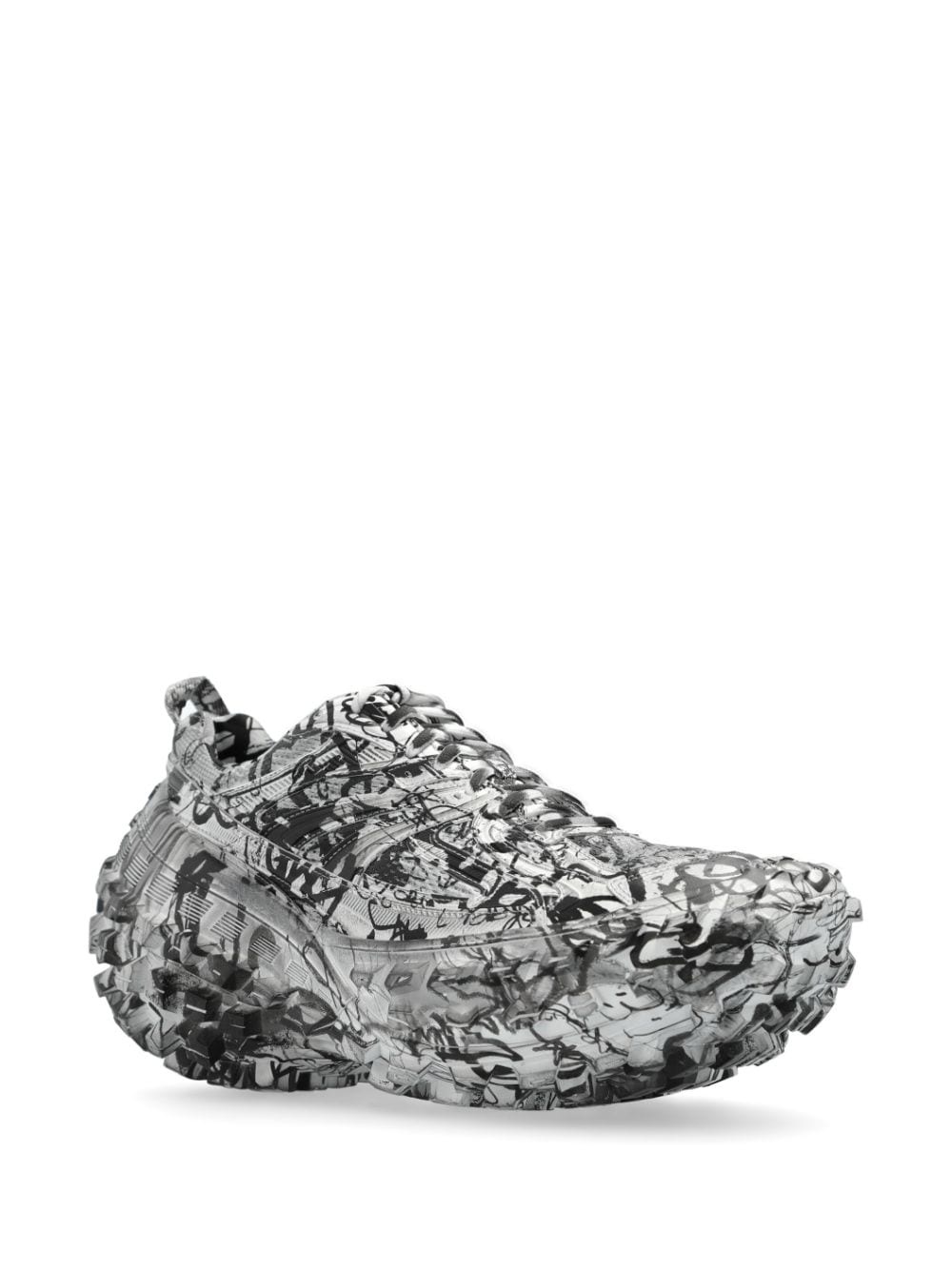 Bouncer graffiti-print sneakers - 2