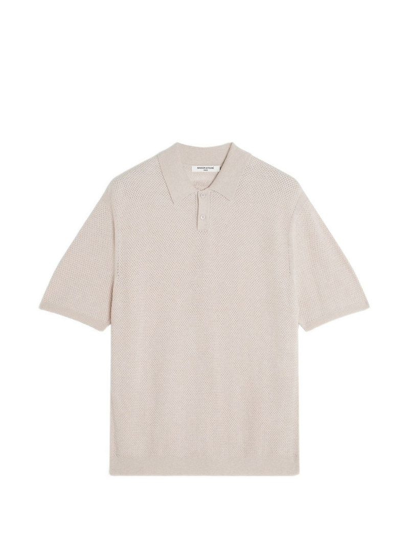 knitted polo shirt 1