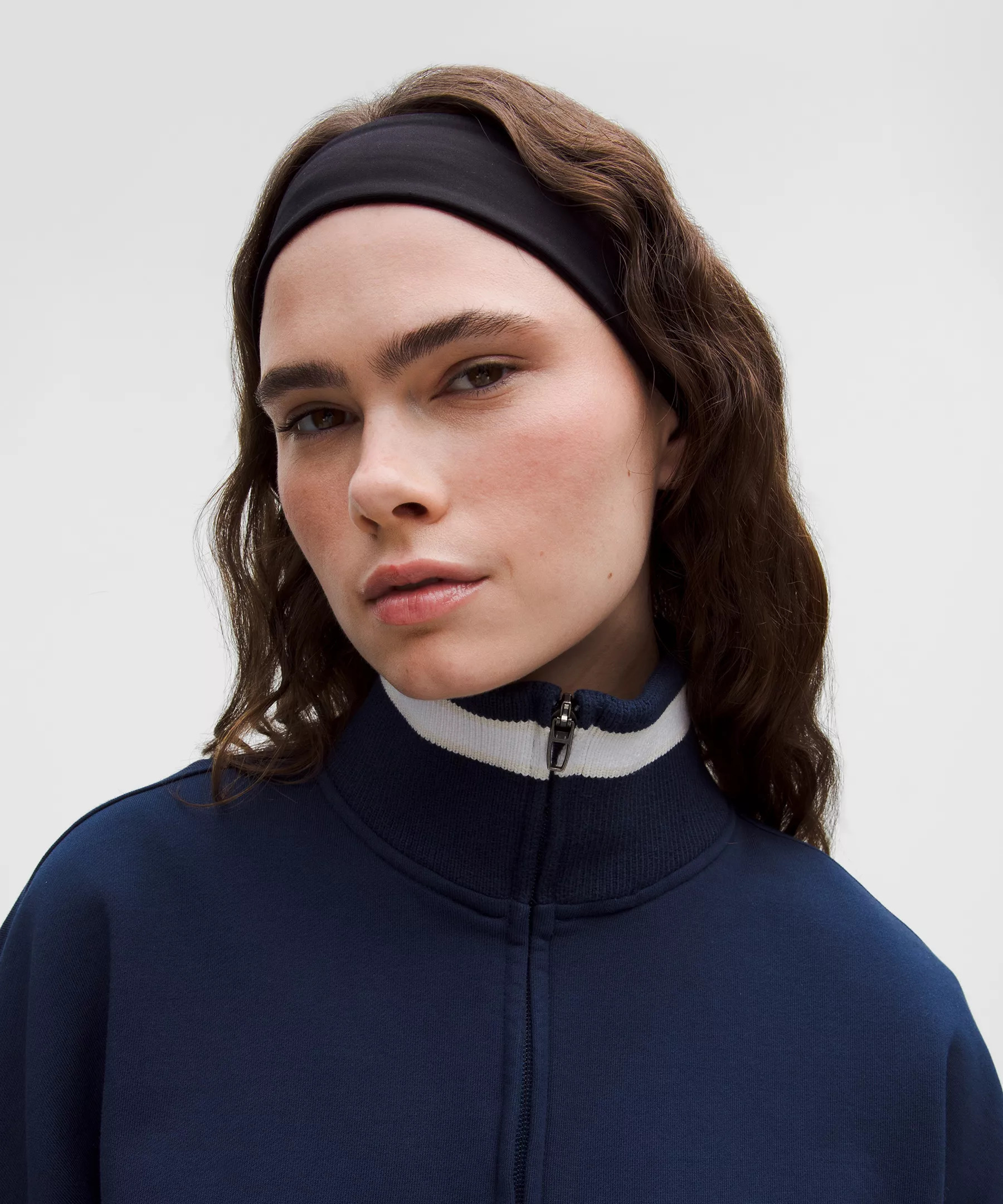 Perfectly Oversized Ringer Funnel-Neck Half Zip - 4