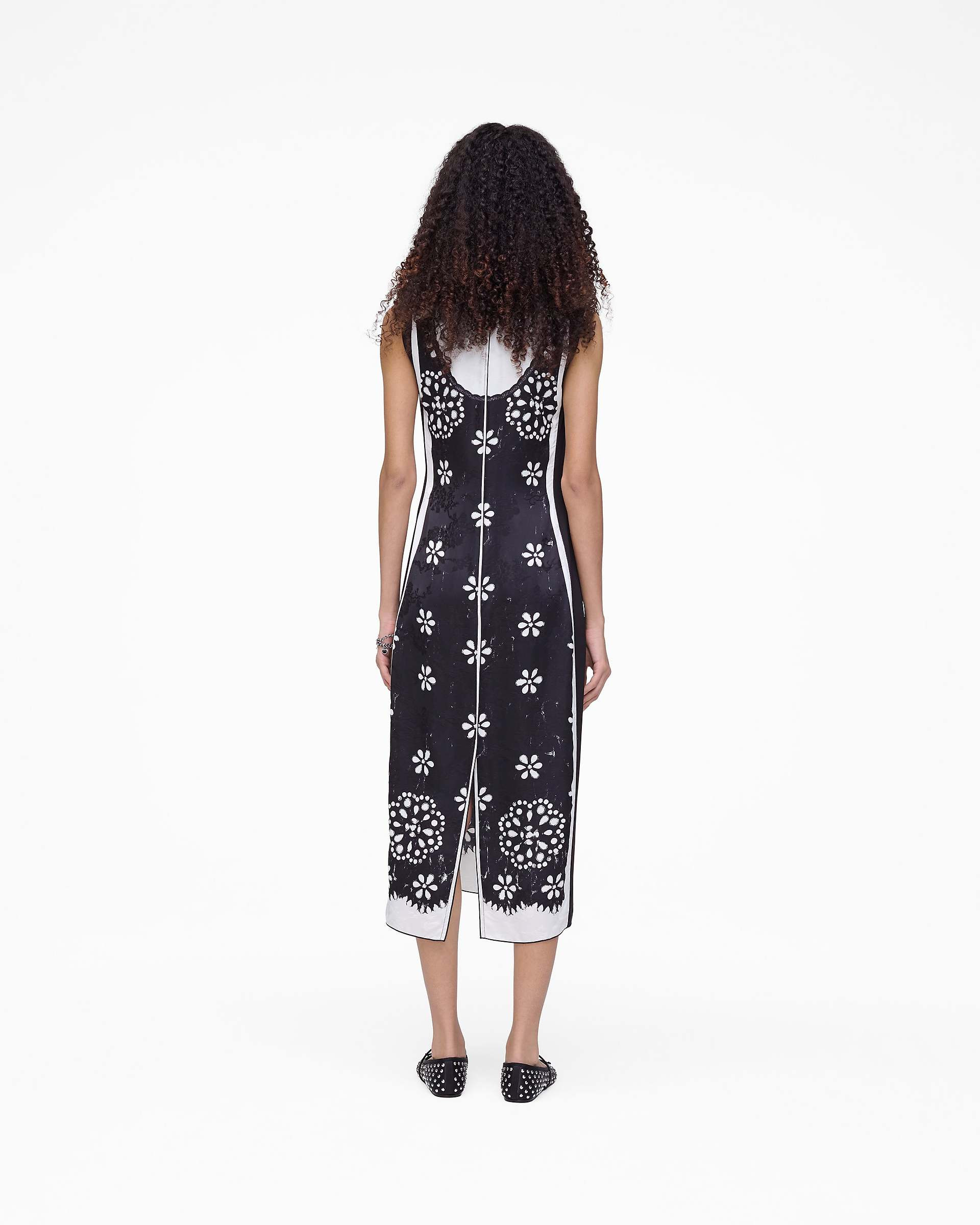 TROMPE L'OEIL EYELET DRESS - 4