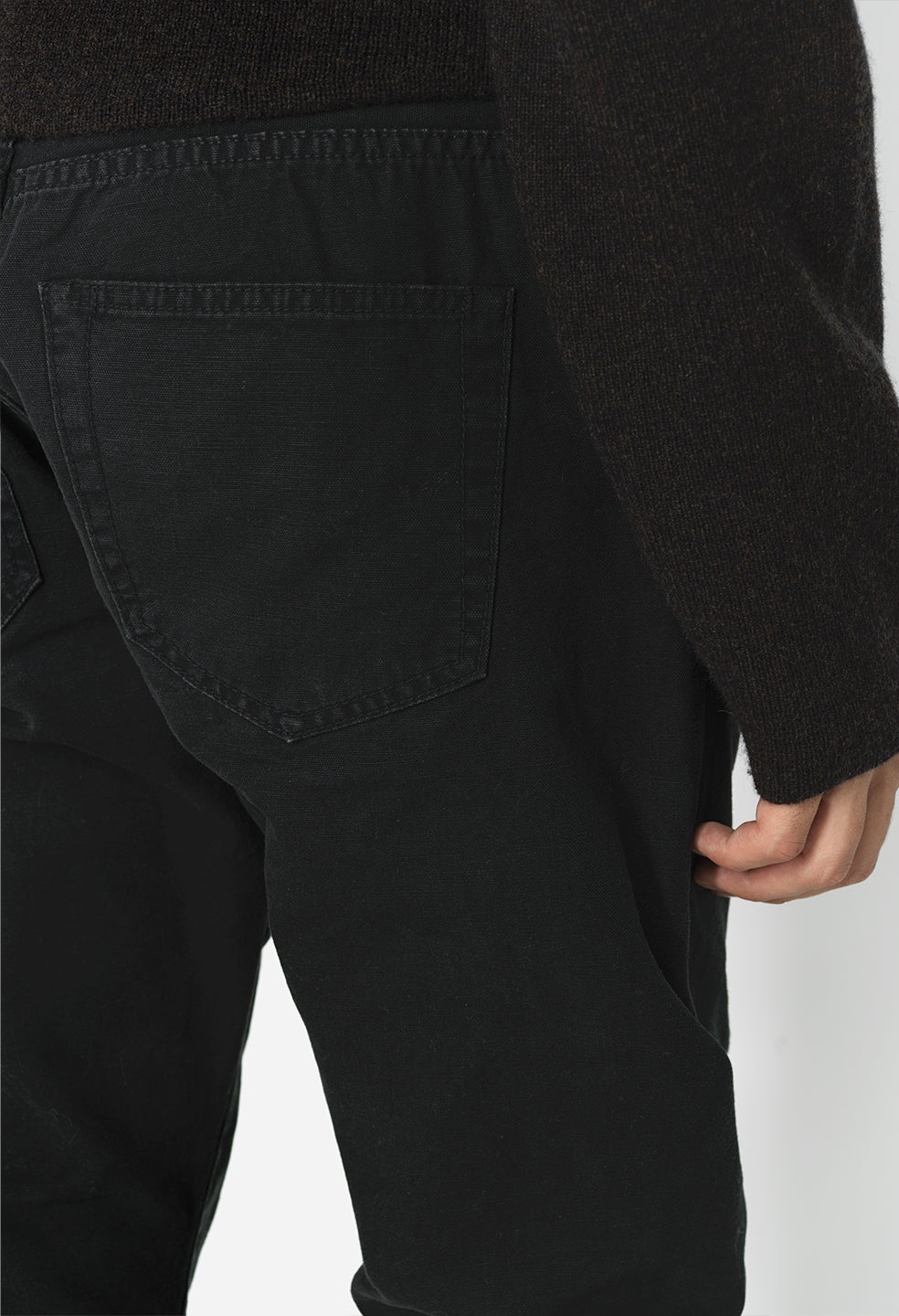 WASHED CANVAS CARIBOU BOOT-CUT - 8