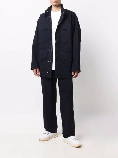 Jil Sander denim field jacket outlook