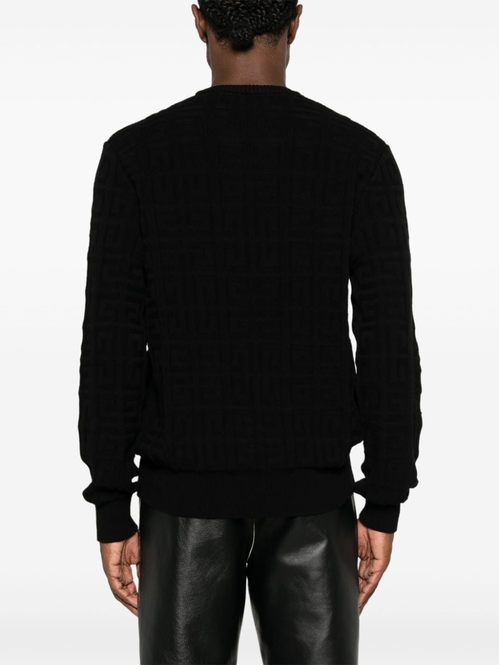 4G jacquard cotton jumper - 4