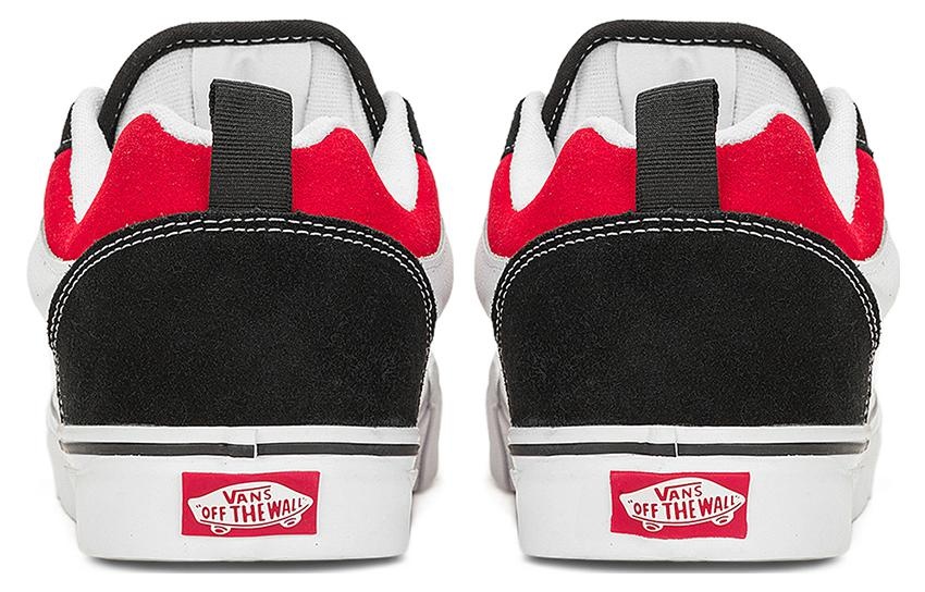 Vans Knu Skool Shoe 'Black Red' VN0009QC6RT - 3