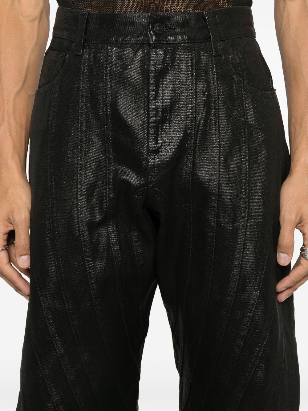 waxed jeans - 5