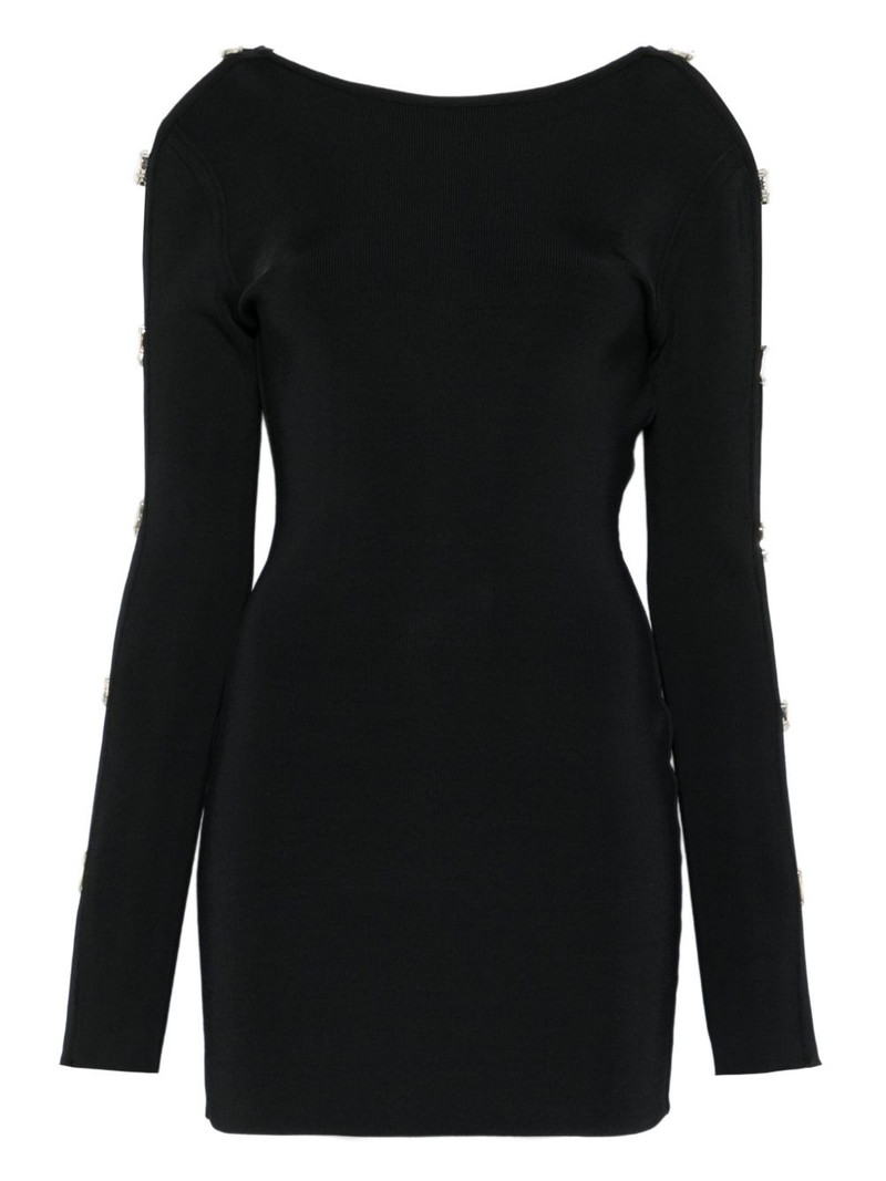 cut-out long-sleeve mini dress 1