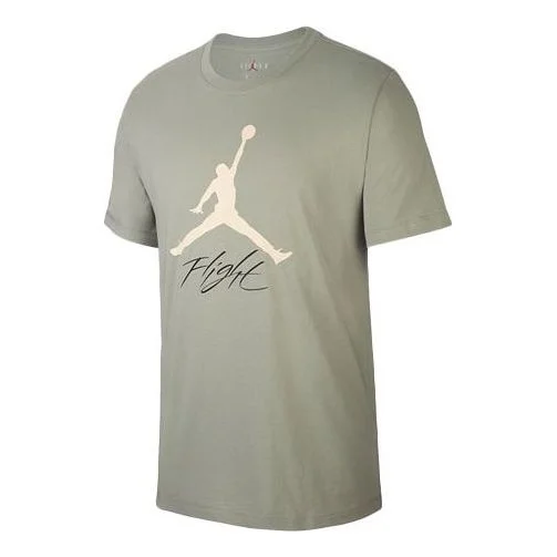 Air Jordan Jumpman Flight Basketball Sports Short Sleeve Gray AO0665-334 - 1