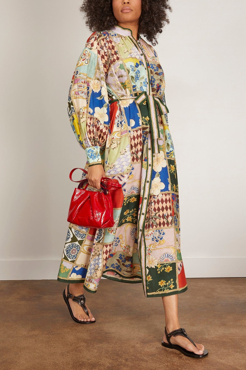 ALÉMAIS Bianca Shirtdress in Multi outlook
