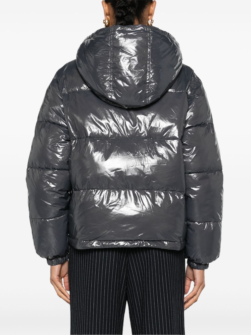 Pearl hooded puffer jacket - 4