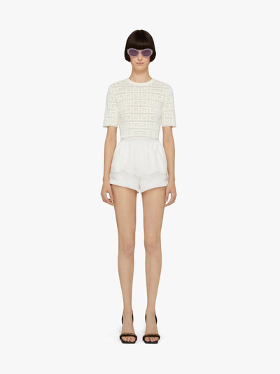 Givenchy SHORTS IN SILK WITH LACE DETAILS outlook