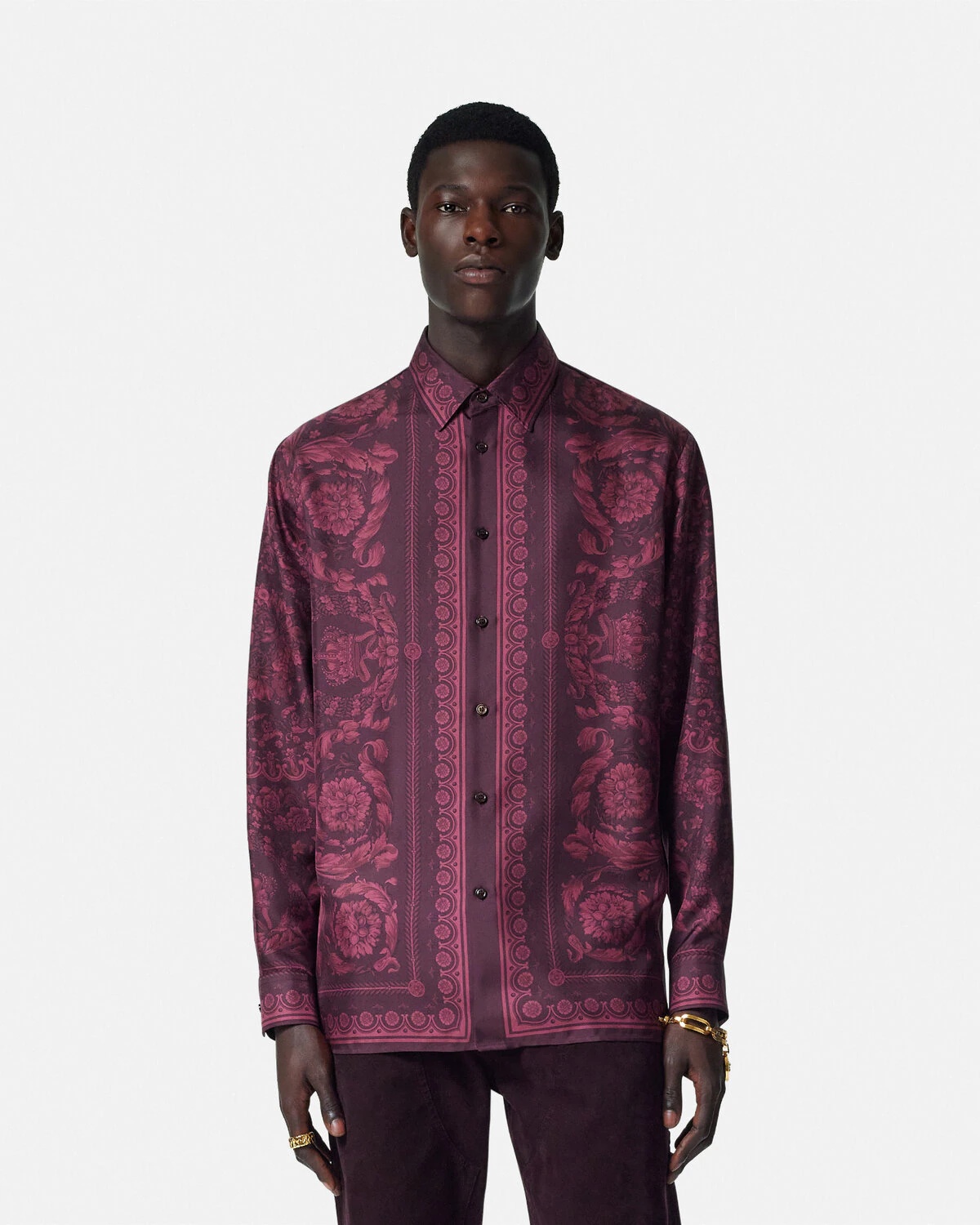 Barocco Silk Shirt - 4
