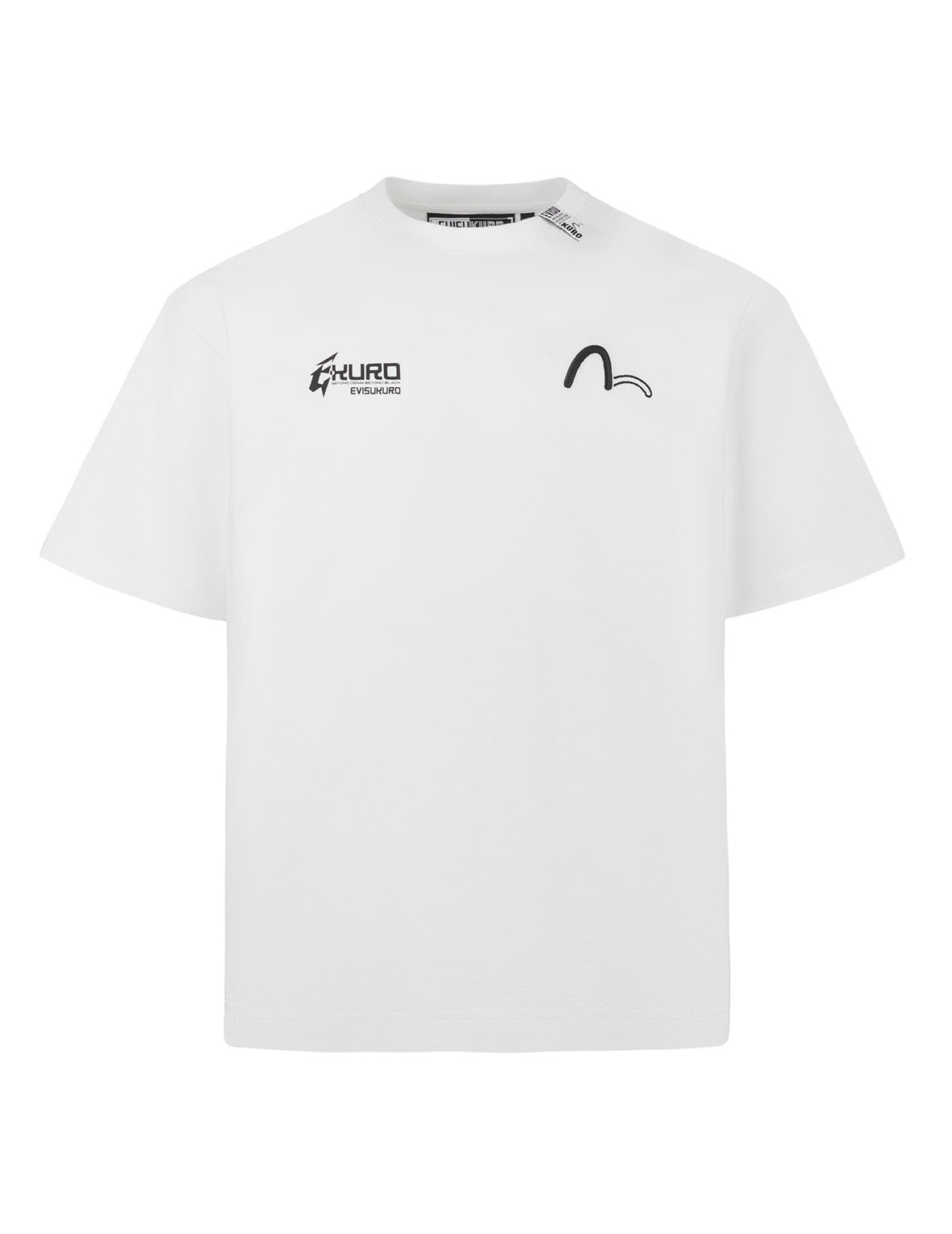 Seagull Embroidery and Logo Print Regular Fit T-shirt - 12