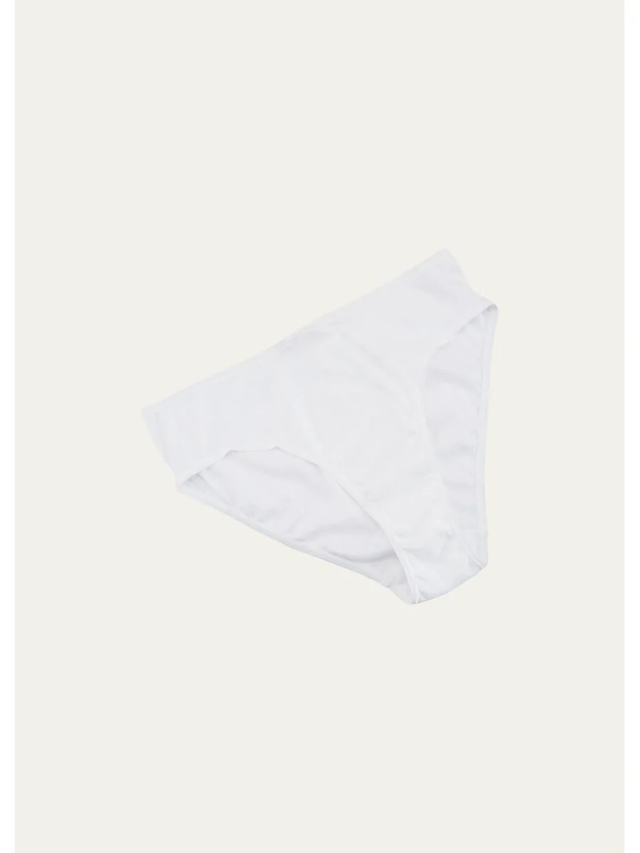 Cotton Seamless High-Leg Briefs - 1