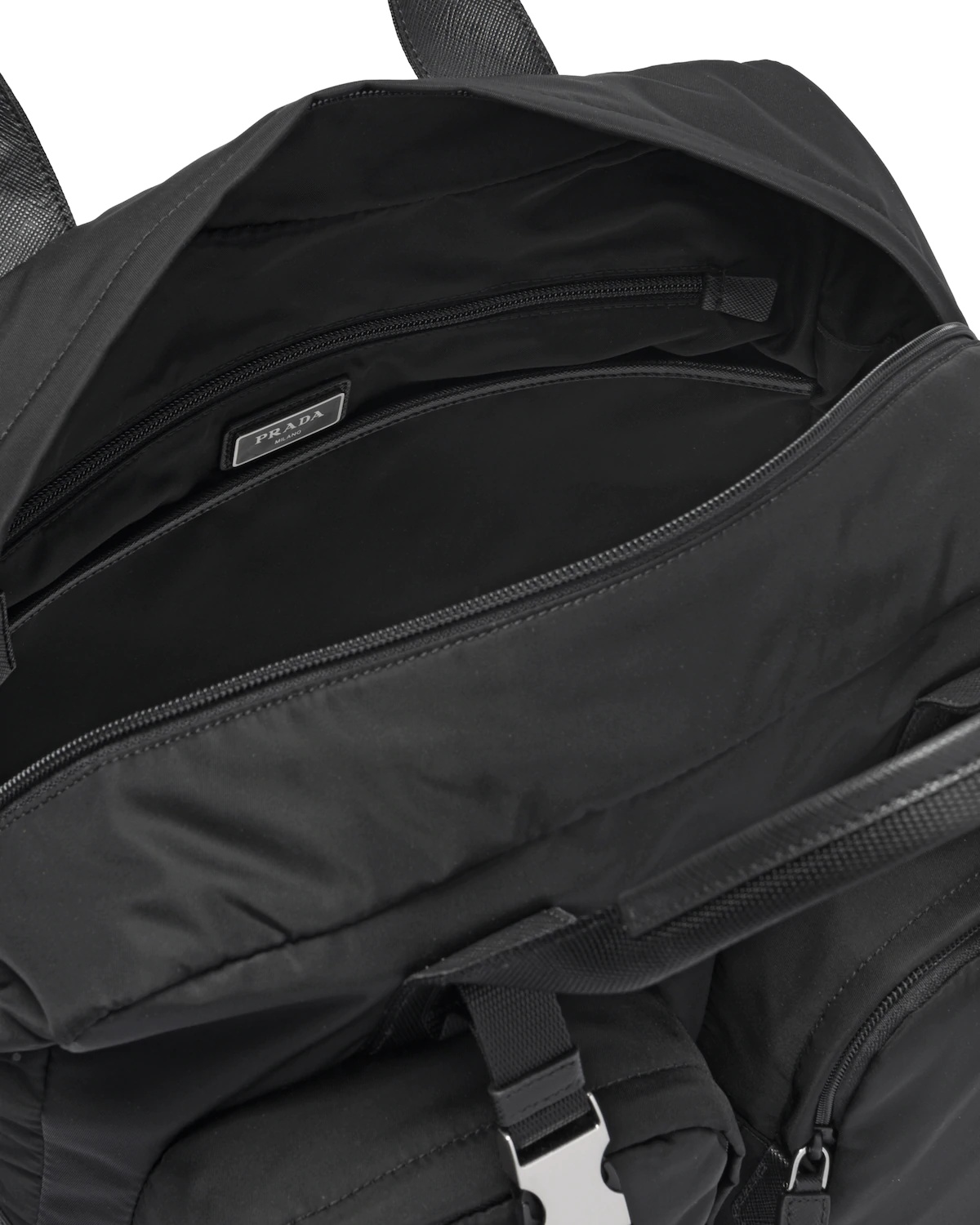 Nylon and Saffiano leather Briefcase - 5