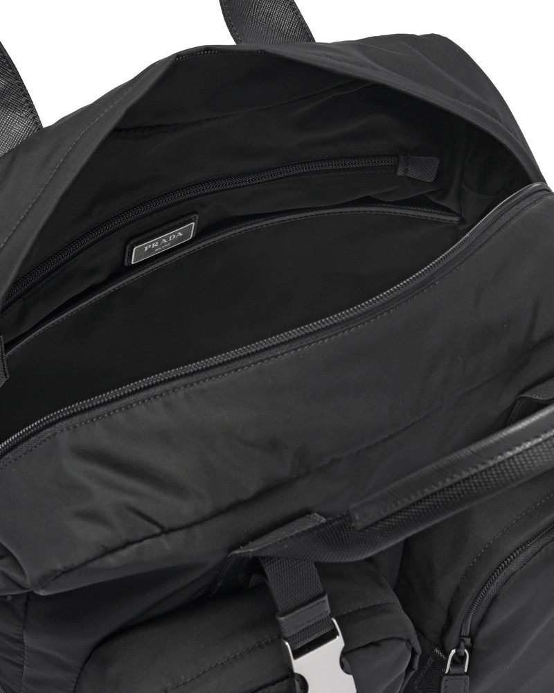 Nylon and Saffiano leather Briefcase 5