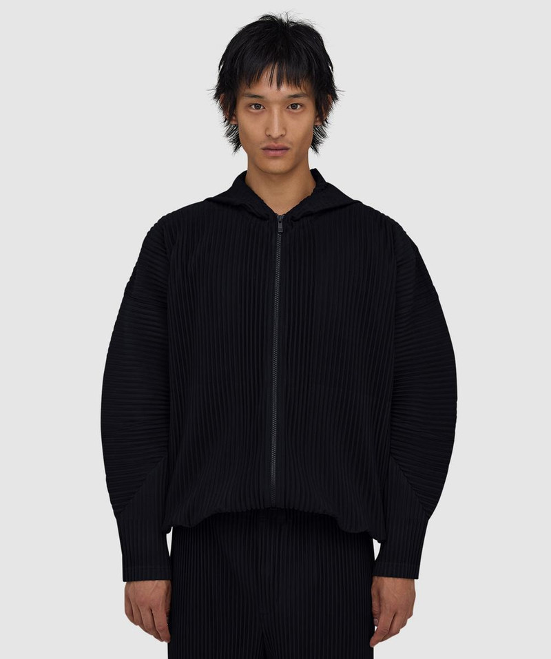July pleats full zip hoodie 1