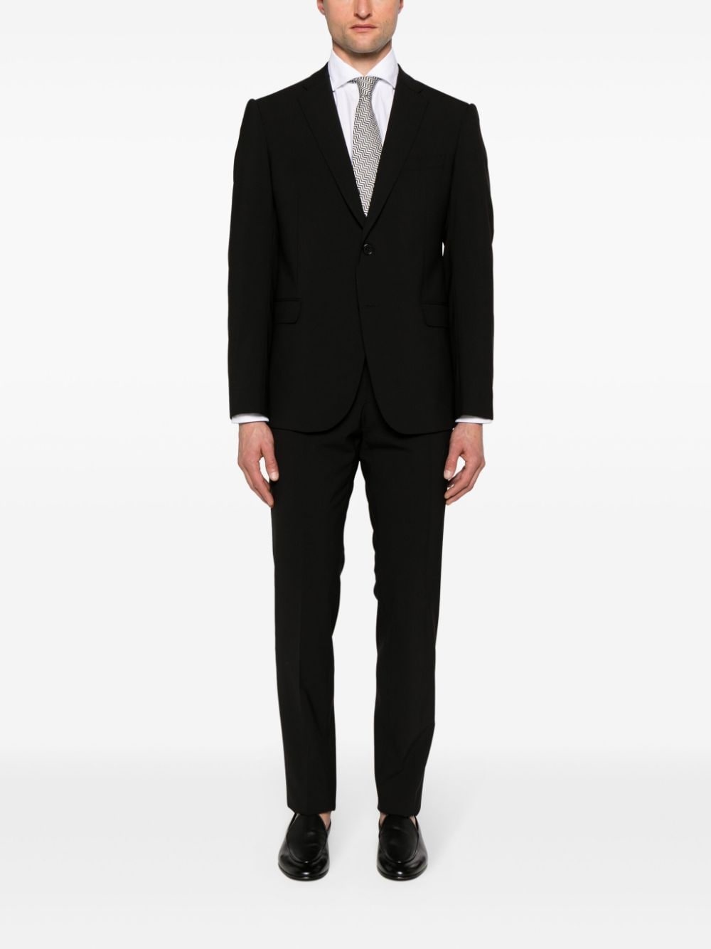 notch-lapels single-breasted suit - 2