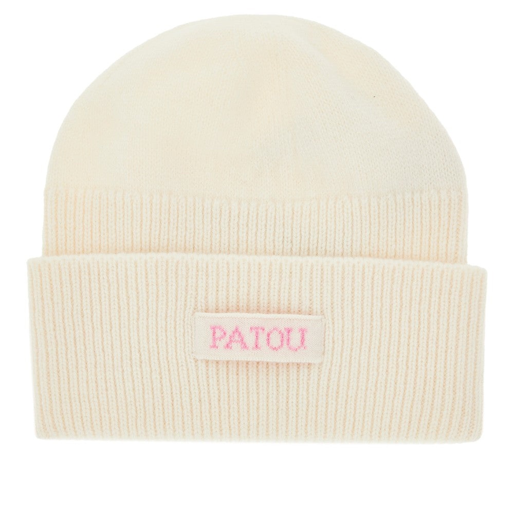 WOOL AND CASHMERE BEANIE HAT - 1