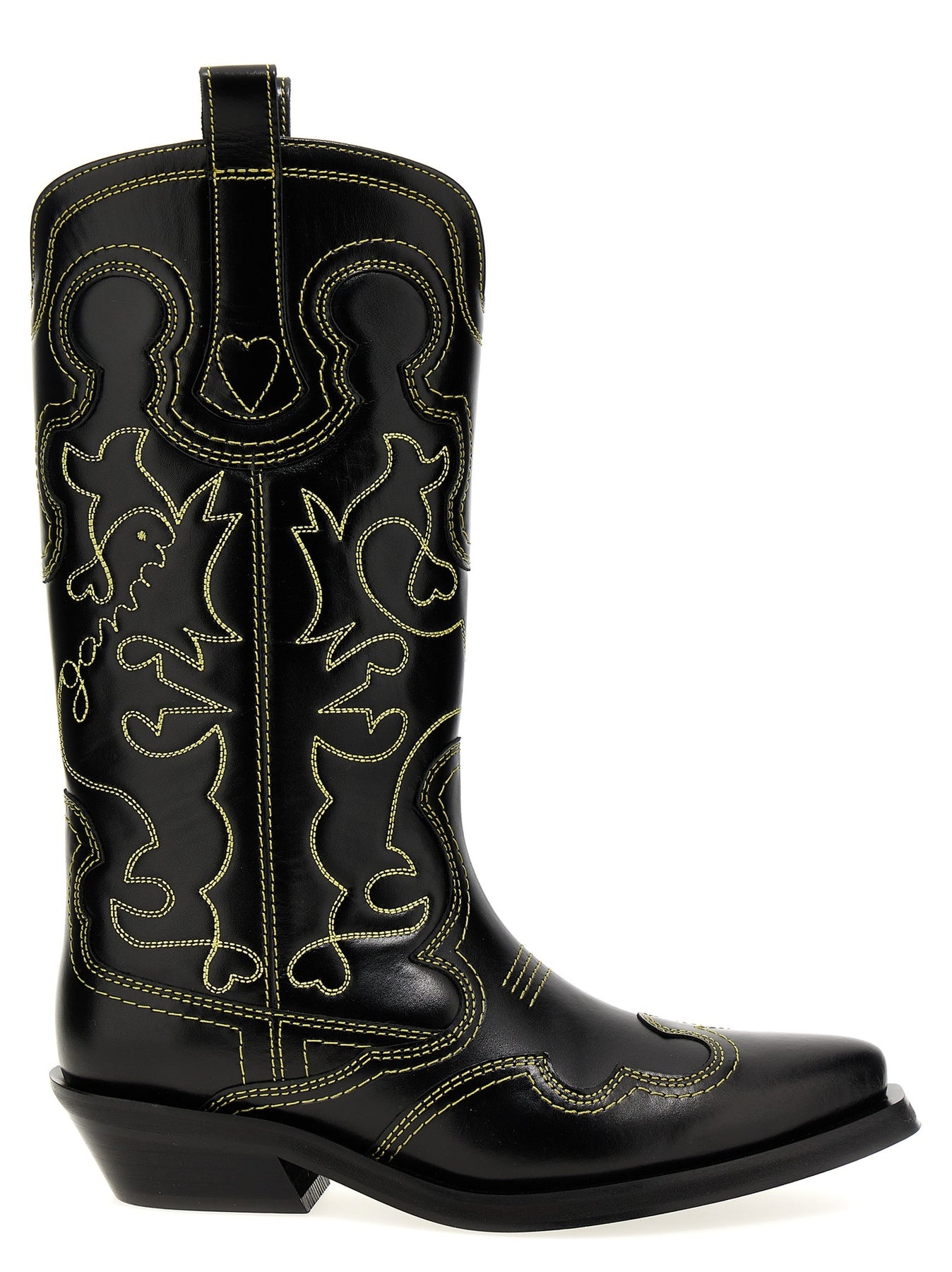 Western Boots, Ankle Boots Black - 1