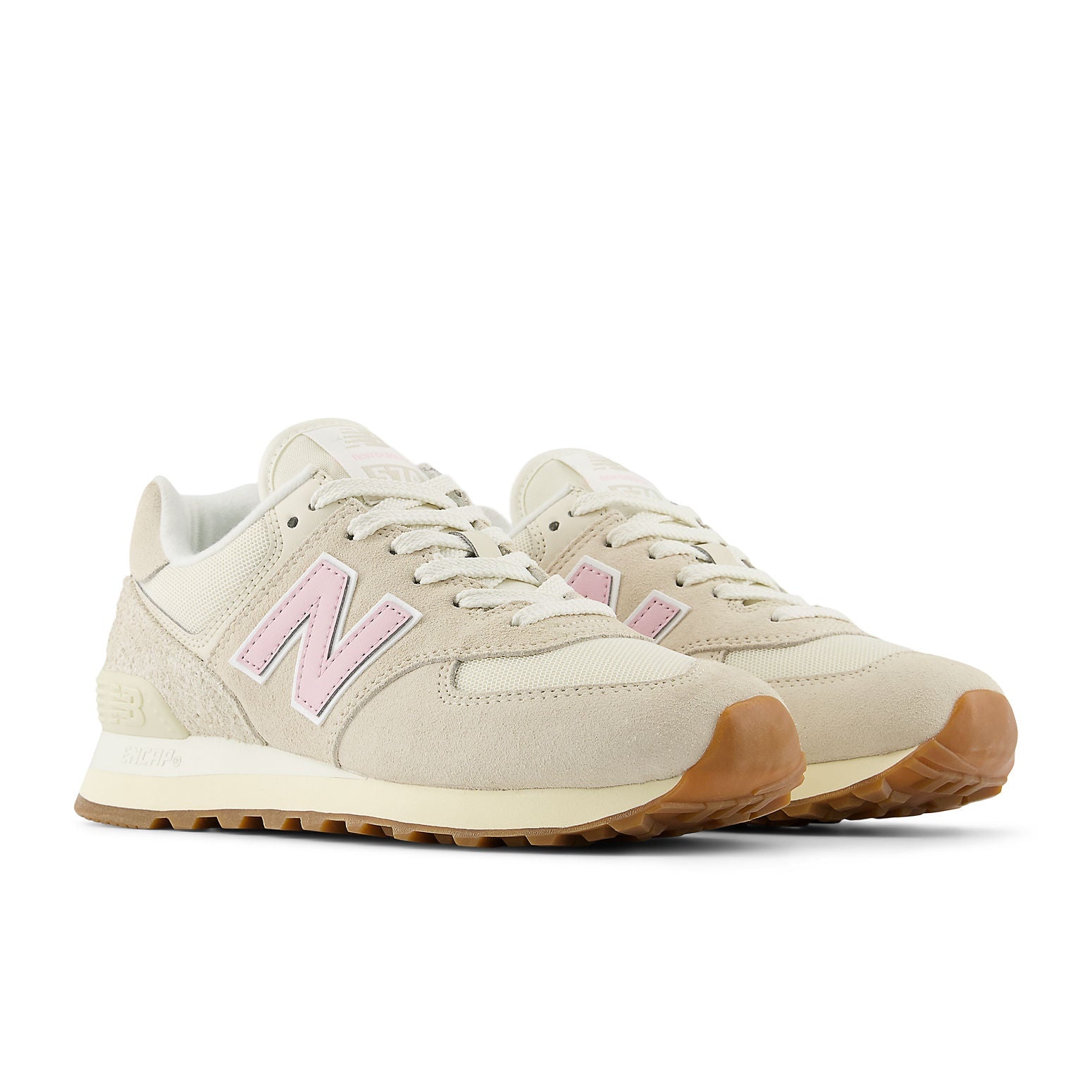 (WMNS) New Balance 574 'Linen Mid Century Pink' WL574GU2 - 3