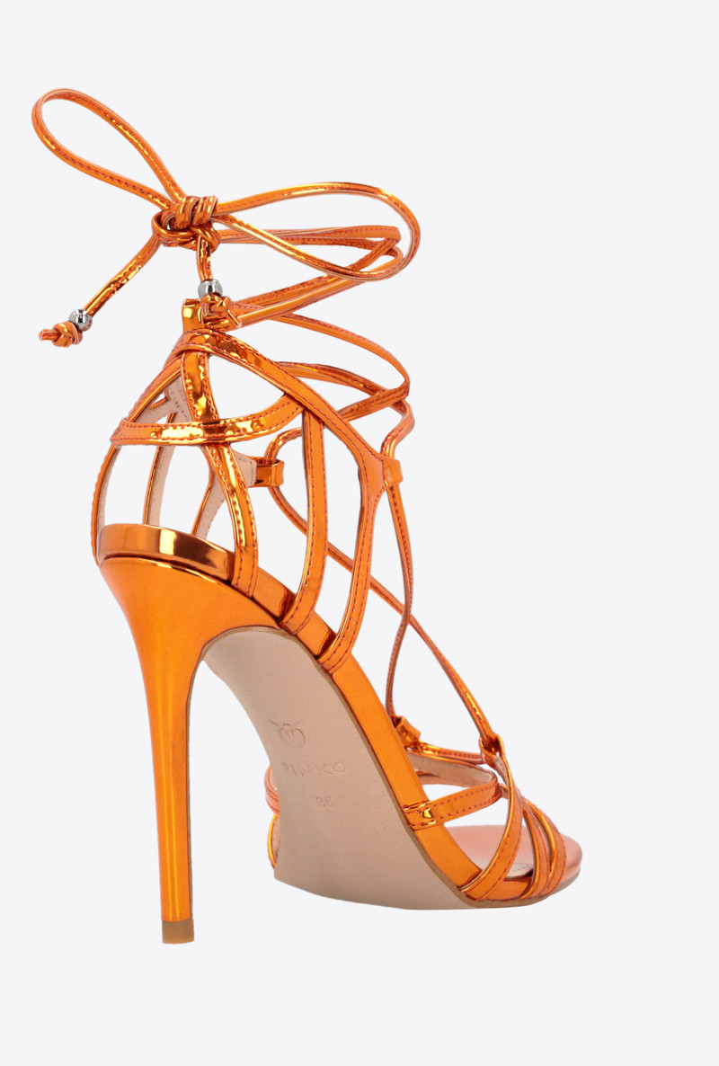 LAMINATED MIRROR-EFFECT SANDALS 3