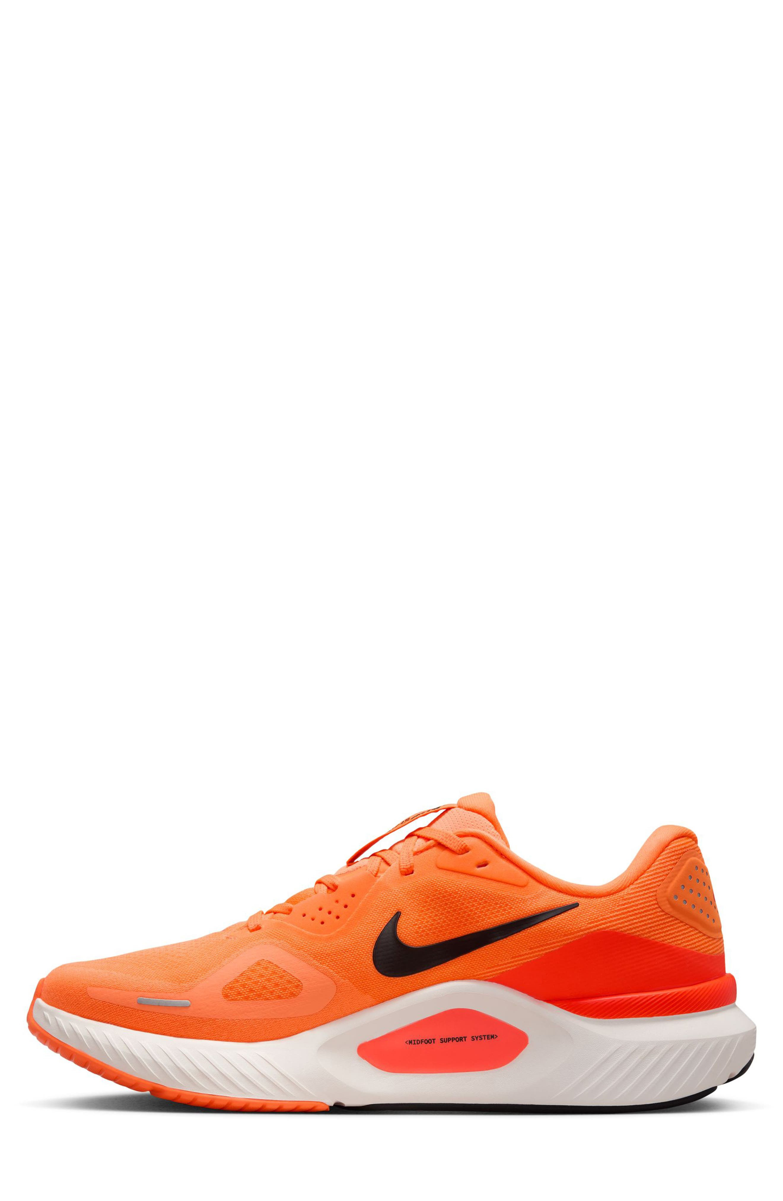 Nike Structure 26 Running Shoe in Total Orange/Black at Nordstrom - 7