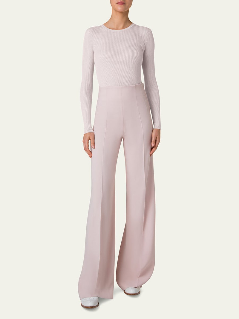 AKRIS Fitted Rib-Knit Sweater outlook