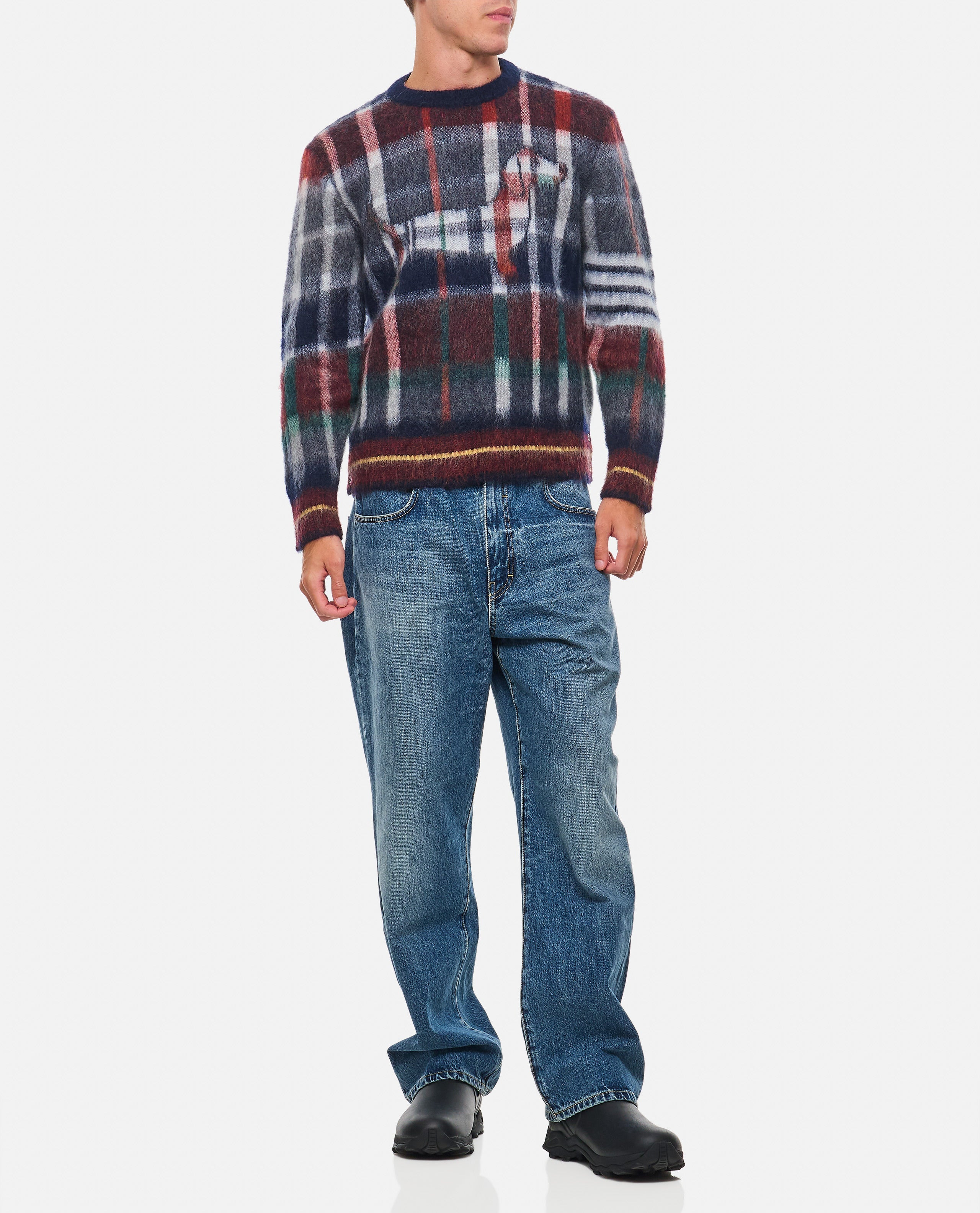 Thom Browne Men Hector Tartan Pullover - 2