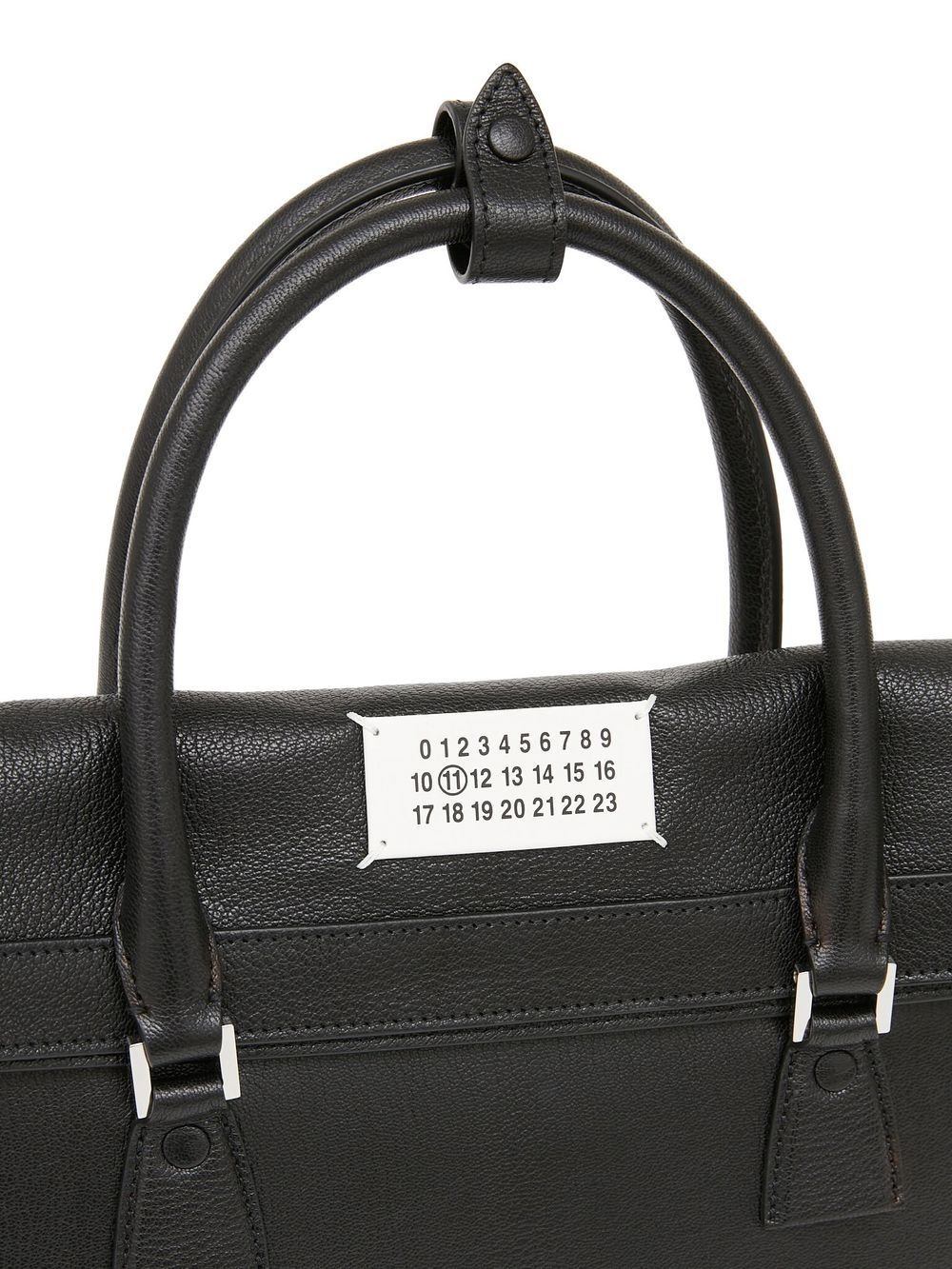 grained-leather backpack - 6