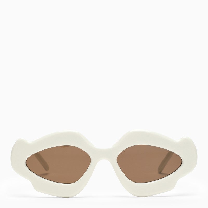 Loewe Loewe White Acetate Sunglasses Women | luosophy  display picture 3