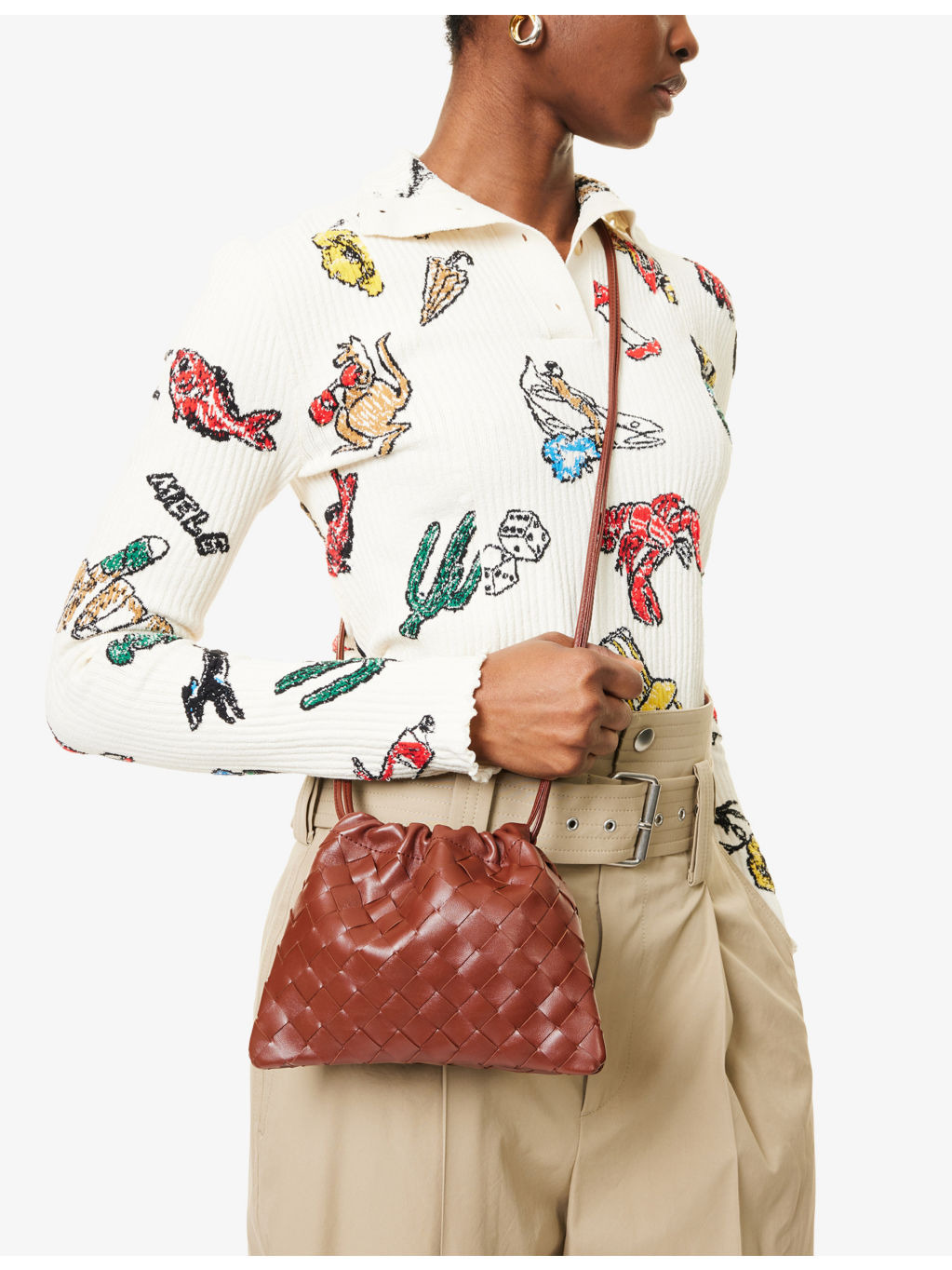 Mini Dustbag Leather Shoulder Bag - 2