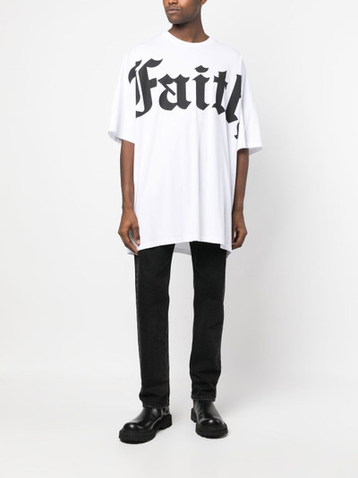 Faith Connexion logo-print cotton T-shirt outlook