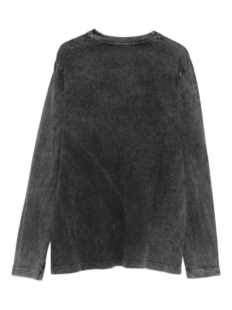 MSGM rabbit-print long-sleeve T-shirt outlook