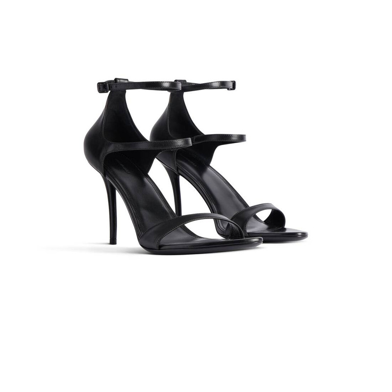 BALENCIAGA Women's Honey 90mm Sandal  in Black outlook