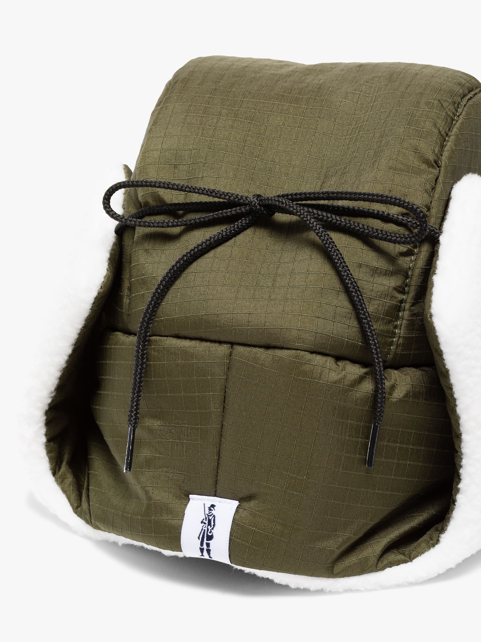 FROZEN KHAKI NYLON TRAPPER HAT | ACC-HA07 - 2