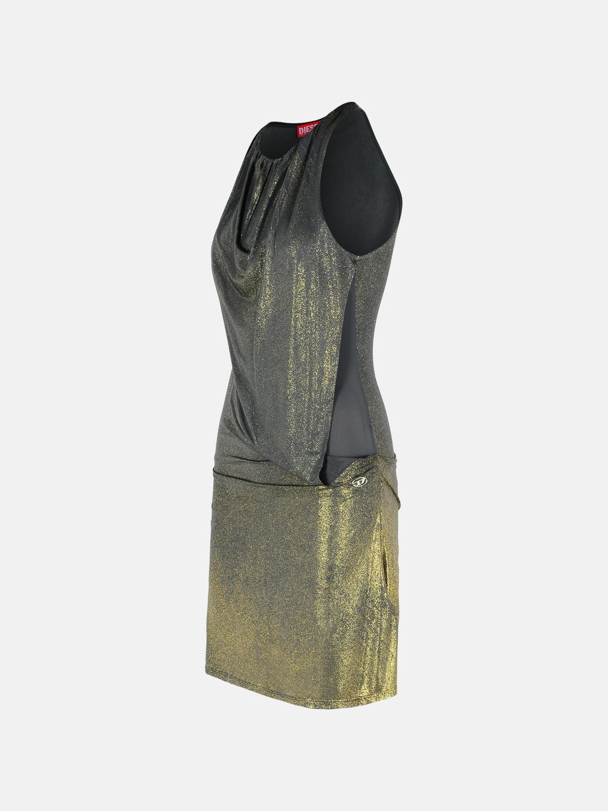 GRAPHITE ACETATE BLEND DRESS - 2
